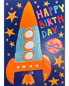 Papersalad Happy Birthday Rocket